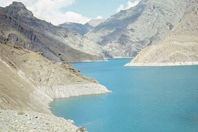 Amir Kabir Lake, formed by the dame supplies tap water to Tehran, provides irrigation for agriculture and has a 90-megawatt power plant. Picture: George Lindsay