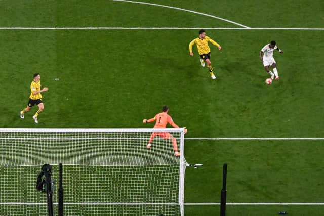 Real Madrid's Brazilian forward Vinicius Junior made it 2-0.