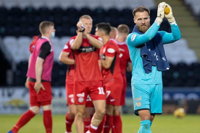 St Mirren goalkeeper Jak Alnwick says the club are targeting a top-six finish.