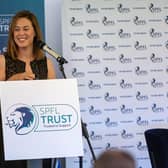 Caption SPFL Trust chief executive Nicky Reid pictured at today’s SPFL Trust conference