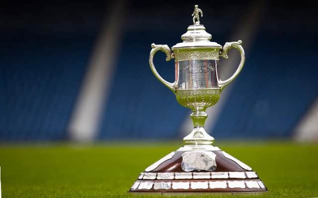 The Scottish Cup trophy. (Photo by Alan Harvey / SNS Group)