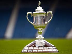 The Scottish Cup trophy. (Photo by Alan Harvey / SNS Group)