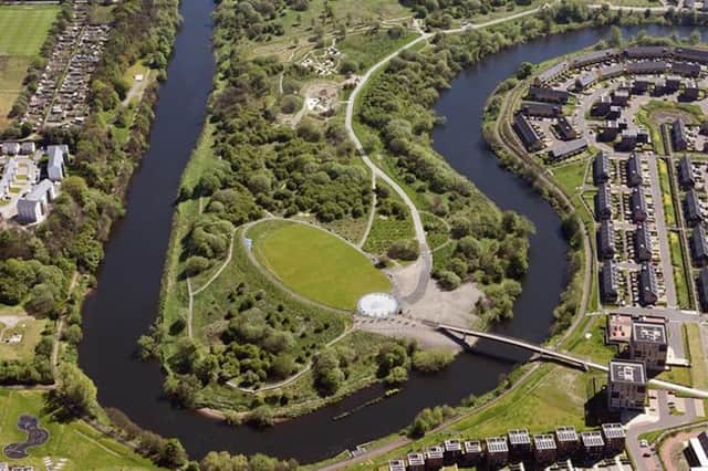 The 15-hectare woodland park at Cuningar Loop, near Dalmarnock, has been created after extensive restoration of a site that was previously used as a quarry, an illegal mine and for landfill
