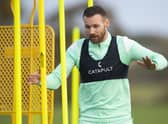 Hibs and Australia forward Martin Boyle is battling a knee injury.