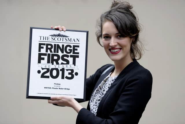 Phoebe Waller-Bridge won a Scotsman Fringe First Award for her show Fleabag in 2013. Picture: Esme Allen