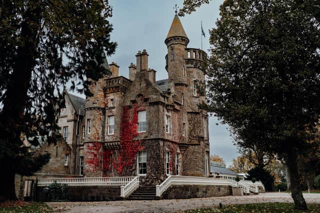 Renowned for hosting exclusive weddings and events, Carlowrie Castle, some ten miles outside Edinburgh, was built in 1852 in the Scottish Baronial style.