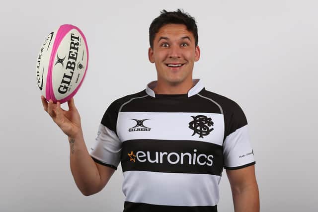 Sam Johnson recently played for the Barbarians against a World XV at Twickenham.  (Photo by Steve Bardens/Getty Images for Barbarians)