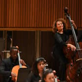 Chi-chi Nwanoku performing with the Chineke Orchestra PIC: Mark Allan