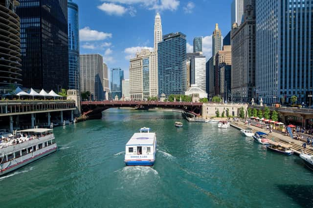 Cruise the Chicago River and find your bearings with a Chicago Architecture Foundation Center River Cruise, for views of the architecture and informed guides who cover everything from the great fire to the first skyscraper and on to the pioneering modern architecture. Pic: Contributed