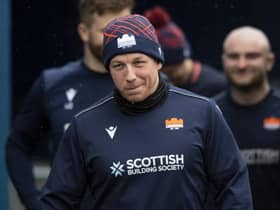 Hamish Watson pictured at an Edinburgh training session at DAM Health Stadium on Tuesday.  (Photo by Mark Scates / SNS Group)