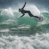 Ben Larg, the Scottish surfer from Tiree who stars in Martyn Robertson's documentary film Ride the Wave. Photography by DUTCH-ENGELS.