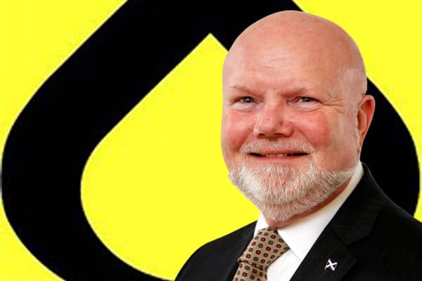 Who is Colin Beattie - MSP and National Treasurer for the SNP. (Image: Collage, pic courtesy of Scottish Parliament)