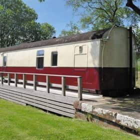 Hop aboard the carriage for a Level 2-compliant holiday for up to six people in the Dumfries and Galloway countryside.