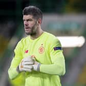 Fraser Forster is close to joining Spurs. (Photo by Craig Foy / SNS Group)