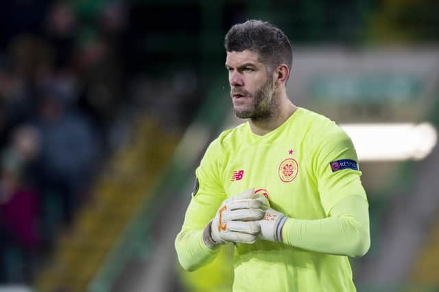 Fraser Forster is close to joining Spurs. (Photo by Craig Foy / SNS Group)