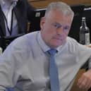 Conservative MP and deputy chair Lee Anderson said asylum seekers who did not want to stay on a barge should 'f*** off back to France' (Picture: House of Commons/UK Parliament/PA)