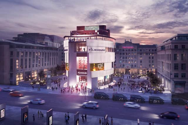 Festival Square in Edinburgh's west end would be transformed under the plans for the new £60 million Filmhouse development.