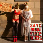 Edinburgh dancers are going to fight the strip club ban until their 'last breath'. Picture: Mina Karenina USW