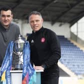 Raith manager Ian Murray and Hamilton boss John Rankin will go head-to-head in the SPFL Trust Trophy Final at Falkirk Stadium. (Photo by Craig Foy / SNS Group)