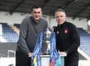 Raith manager Ian Murray and Hamilton boss John Rankin will go head-to-head in the SPFL Trust Trophy Final at Falkirk Stadium. (Photo by Craig Foy / SNS Group)