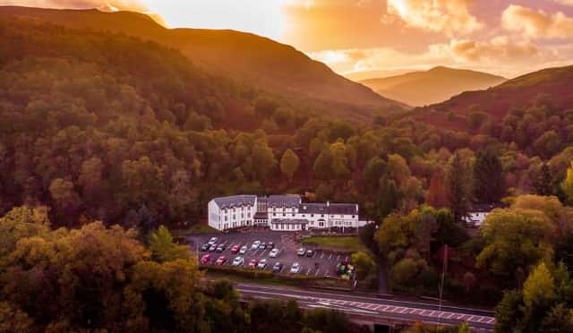 The building society notes that it helped fund the purchase of The Inn on Loch Lomond, Luss. Picture: contributed.