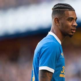 Juninho Bacuna made his debut for Rangers as a late substitute in the 1-1 draw against Motherwell at Ibrox. (Photo by Craig Foy / SNS Group)