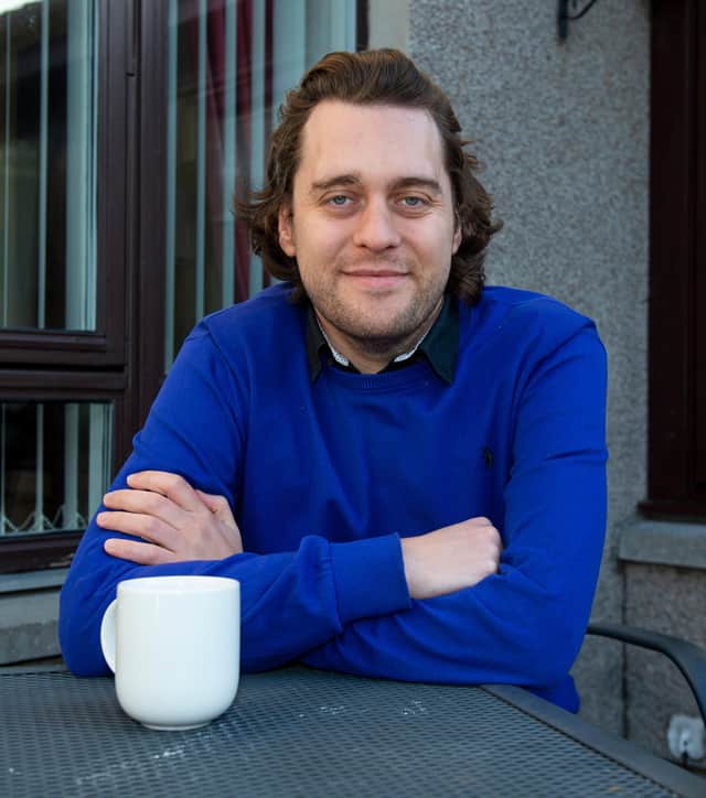 Callum O'Dwyer, 29,  an engineer from Aberdeen felt like he was "wasting away" after developing Long Covid, which forced him to move him back home with his parents.
