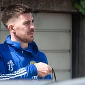 GLASGOW, SCOTLAND - MAY 27: Scotland's Declan Gallagher is pictured as Scotland depart for Spain from Glasgow Airport, on May 27, 2021, in Glasgow, Scotland.  (Photo by Craig Foy / SNS Group)