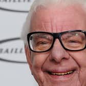 LONDON, ENGLAND - FEBRUARY 03:  Barry Cryer attends the Oldie Of The Year Awards at Simpsons in the Strand on February 3, 2015 in London, England.  (Photo by Stuart C. Wilson/Getty Images)