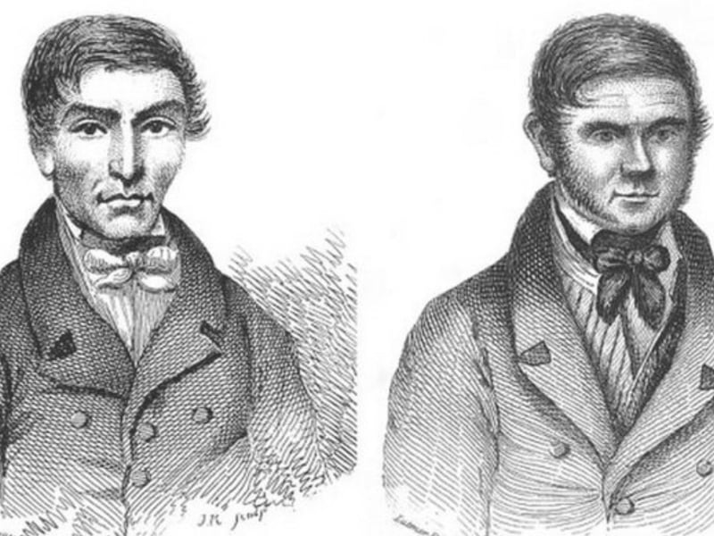 In the 1820s William Burke and William Hare devised a sinister money-making plan. After a man died of natural causes in Hare's lodging house in 1827, he left a bill unpaid for 4 pounds of rent. To cover the expense, the pair sold his corpse to a doctor at Edinburgh University for 7 pounds, turning a profit. To keep the money coming, rather than wait for people to die the two started to target the elderly, strays and poor people who might not be missed - they would lure them to the house, intoxicate them with whisky and then suffocate them. Over a dozen people were murdered before the serial killers were caught.