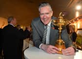 Comments by George Adam MSP,  pictured with the Ryder Cup in 2014, in a press release referring to a whisky deal with Argentina have been interpreted as an attempt to stoke anti-English sentiment ahead of the World Cup semi-final (Picture: Mark Runnacles/Getty Images)