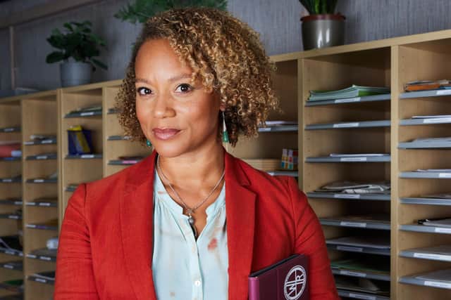 Kim Campbell (Angela Griffin) takes over as head of Waterloo Road.
