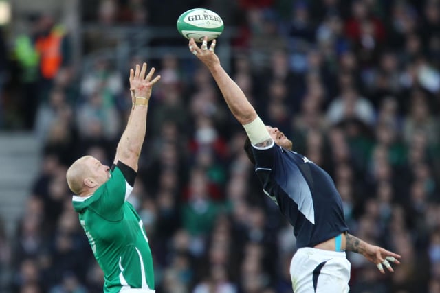 A colossus in the Croke Park victory, Jim Hamilton teamed up with Al Kellock to dismantle the Irish lineout. Now an analyst for Premier Sports and a columnist.