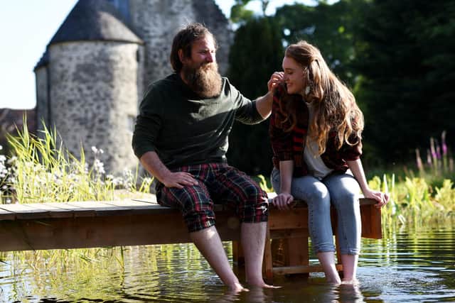 Simon Hunt and wife Stephanie Burgon, Kilmartin Castle