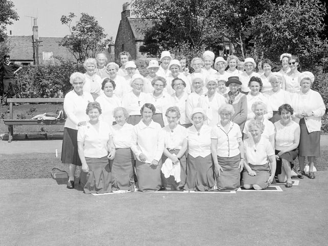 Members of Blackhall Women's Bowling Club pictured in June 1965.