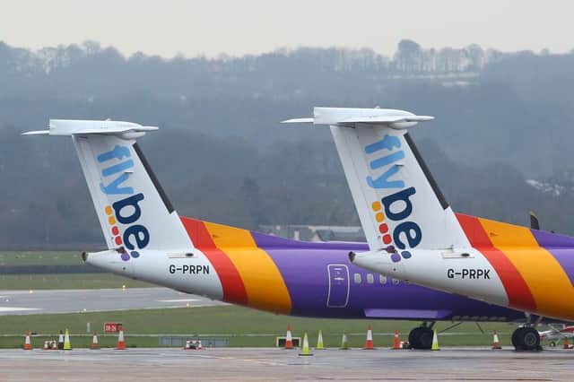 Flybe is one of the first major economic casualties of the virus. Picture: Geoff Caddick/ AFP via Getty Images