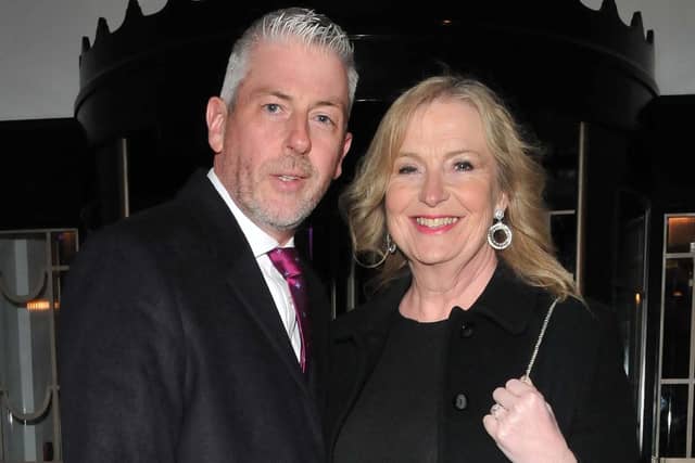 Carol Kirkwood and partner pictures last year. Photo: Can Nguyen/Shutterstock