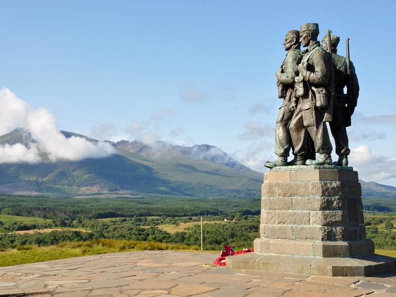 This is the highest mountain in Scotland and the entire United Kingdom standing 4,411 feet above sea level. It used to be a huge active volcano which erupted and collapsed in on itself millions of years ago.