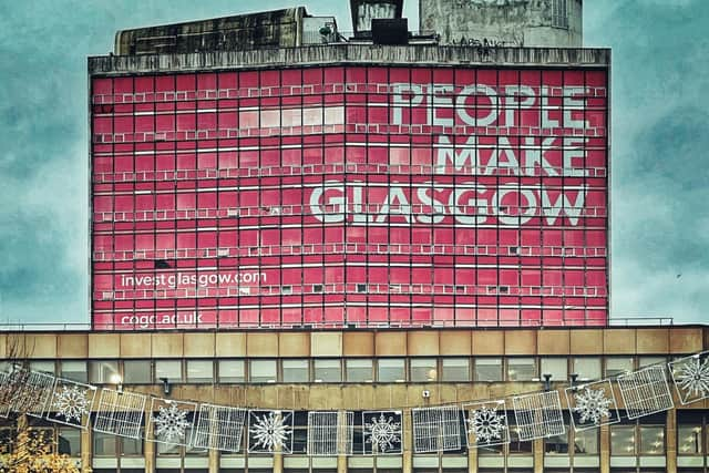 The former City of Glasgow College building has a revived place as a city landmark. PIC: Peter Halliday and Alan Stewart.