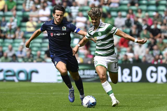 The Portuguese winger was a constant threat for Celtic. (Photo by Rob Casey / SNS Group)