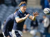 Scotland captain Jamie Ritchie during the team run at BT Murrayfield.  (Photo by Craig Williamson / SNS Group)