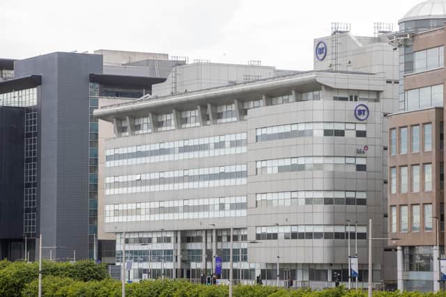 The group earlier this year said its key Glasgow Clydeside office will undergo a major refurbishment. Picture: BT.
