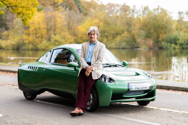 The company’s founder, Hugo Spowers, believes the two-seater eco coupe is “the most energy efficient car on the planet”