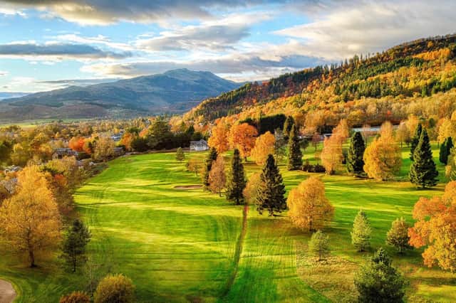 A stunning autumn image of Callander Golf Club taken by Iain Carrie. Picture: Callander Golf Club