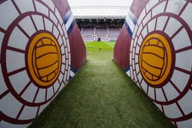 Hearts took umbrage at Rangers placing their club crest on top of the Jambos' badge within the Tynecastle dressing-room.