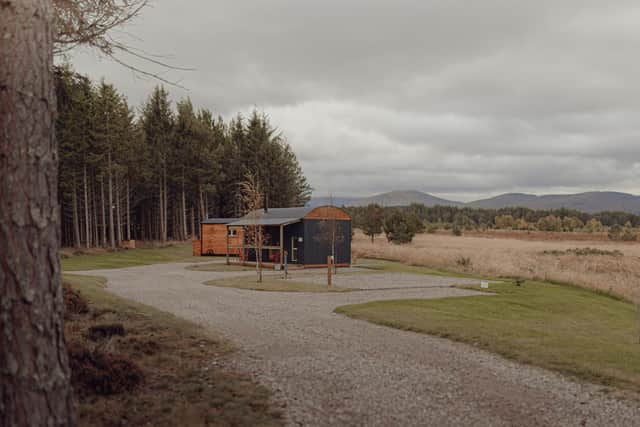 Situated near Nethy Bridge, the Huts have views of Cairngorm on a clear day
