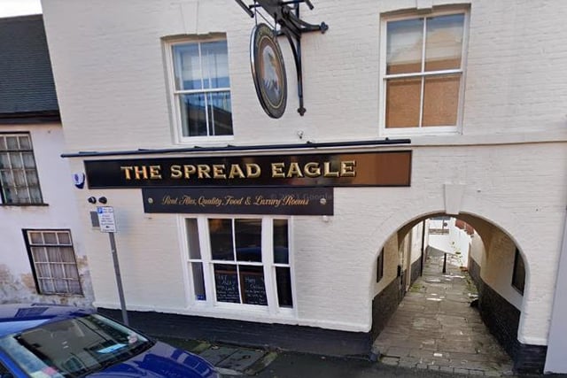 The Spread Eagle Public House, 7 Beetwell Street, Chesterfield, S40 1SH. Rating: 4.7/5 (based on 165 Google Reviews). "Called in on a night out after it had been closed for a while. What a very pleasant surprise to find it has been refurbished in a very cosmopolitan way."