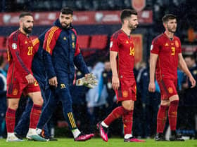 Spain claimed to 'dominate the match statistics' in their  2-0 loss to Scotland at Hampden Park. (Photo by Craig Foy / SNS Group)