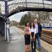 Isara and Fergus McCallum and their daughter Mia