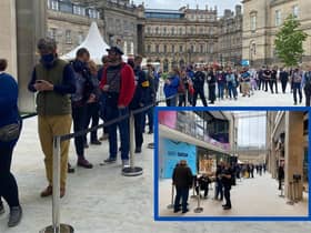 Eager shoppers have been queuing since 3am to be the first across the threshold of Edinburgh’s new LEGO store.